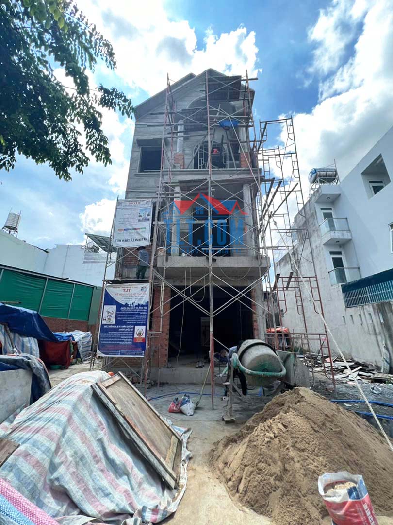 X&acirc;y dựng nh&agrave; phố phần th&ocirc;