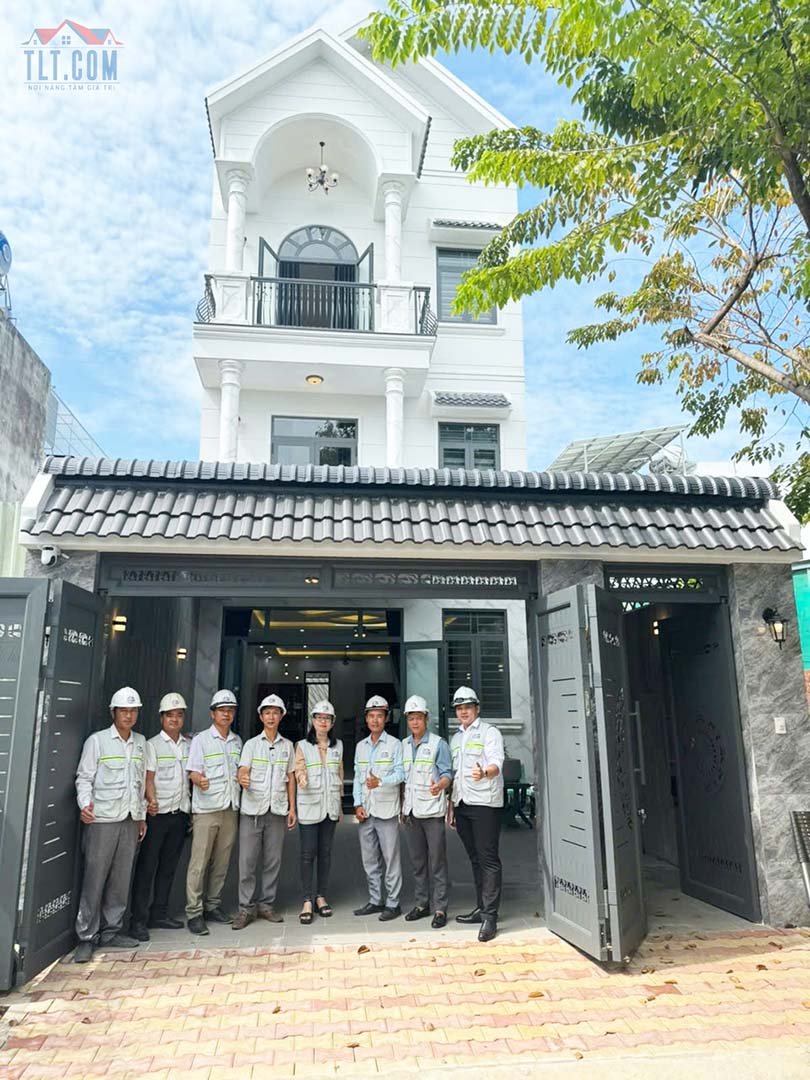 B&agrave;n giao c&ocirc;ng tr&igrave;nh x&acirc;y nh&agrave; 1 trệt 2 lầu