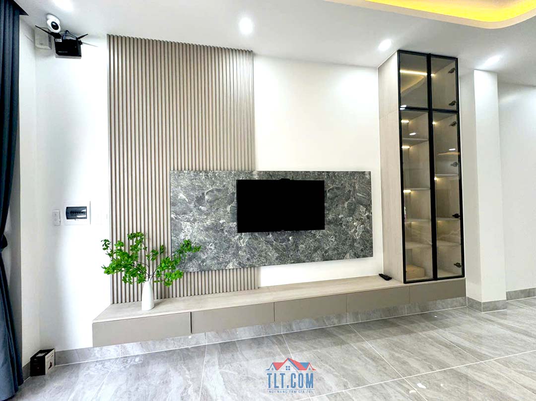 Nội thất nh&agrave; 1 trệt 2 lầu