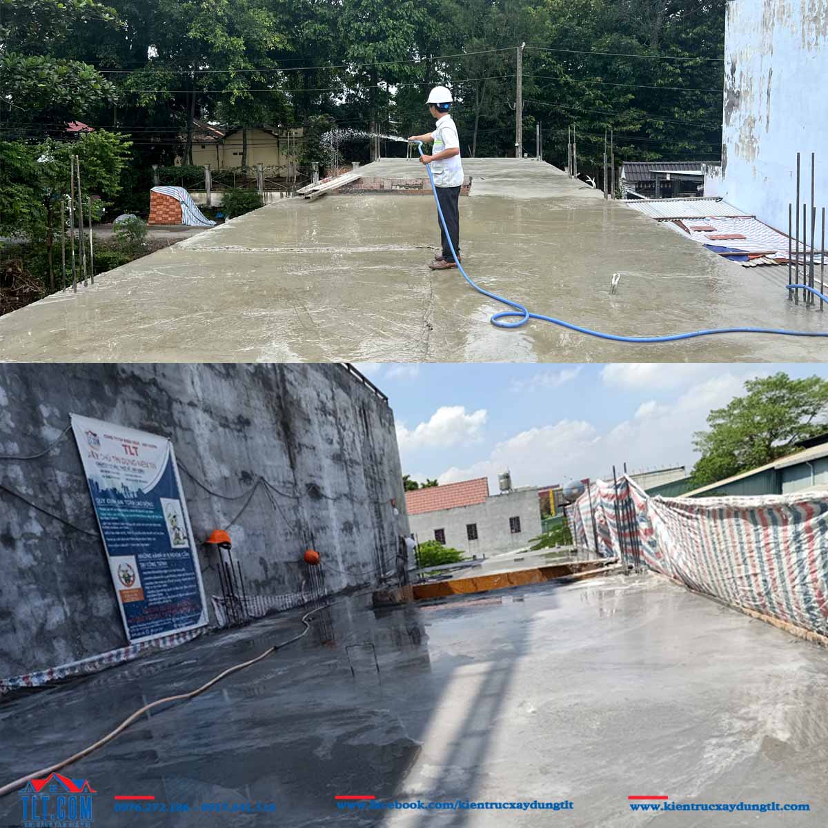 Bảo dưỡng b&ecirc; t&ocirc;ng s&agrave;n sau khi đổ, để đảm bảo chất lượng 
