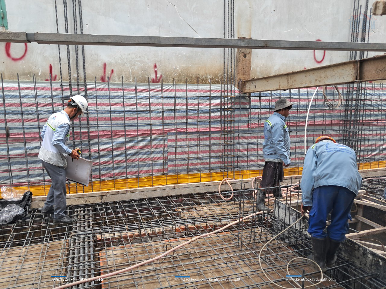 Kỹ sư nghiệm thu thi c&ocirc;ng tầng hầm