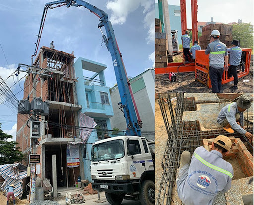 Đội ngũ thi công xây dựng TLT