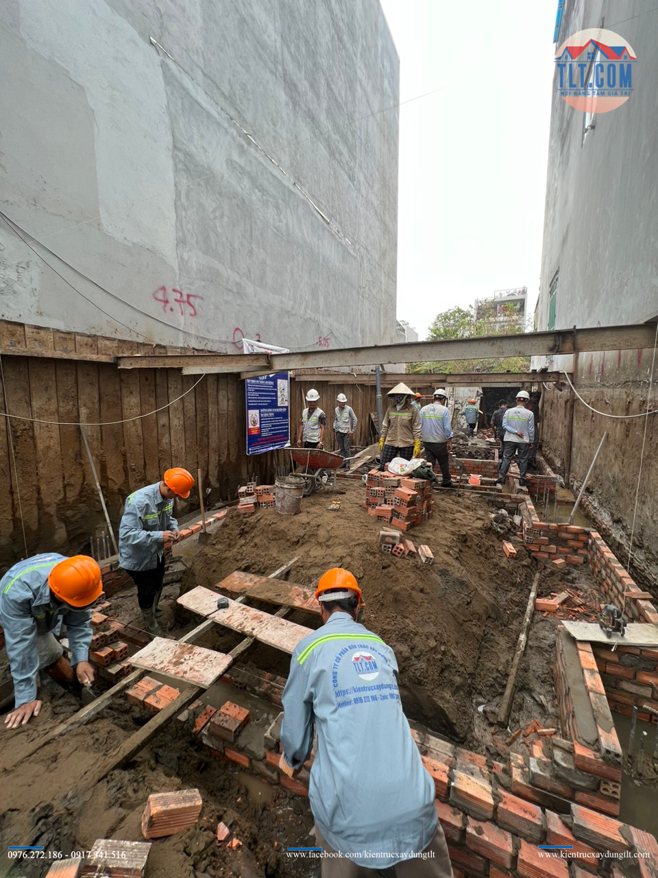 C&ocirc;ng tr&igrave;nh thi c&ocirc;ng tầng hầm tại T&acirc;n Ph&uacute;