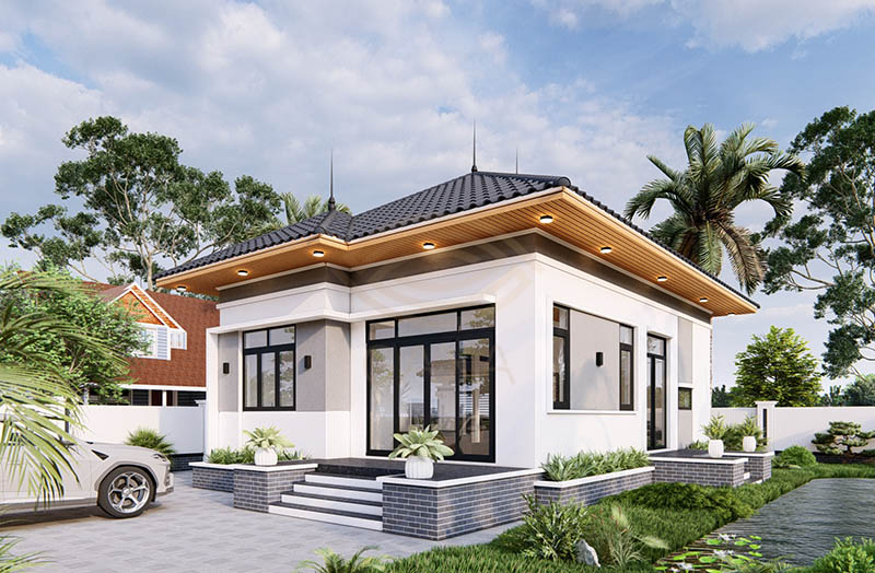 Nh&agrave; cấp 4 m&aacute;i Nhật độc đ&aacute;o 