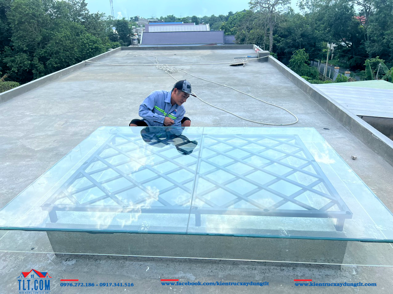 giếng trời lấy s&aacute;ng 