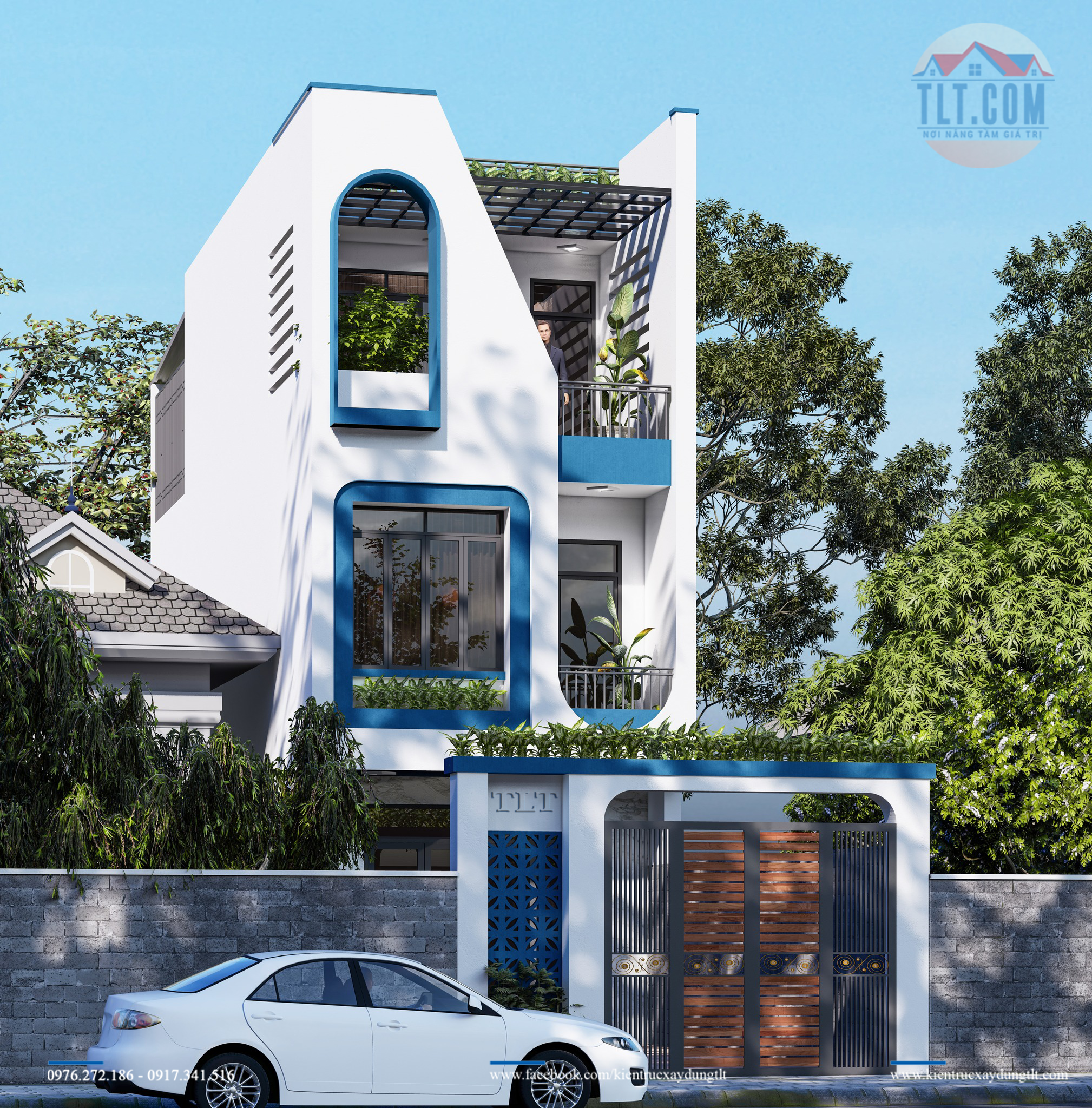 Mẫu nh&agrave; ống 3 tầng chi ph&iacute; thấp