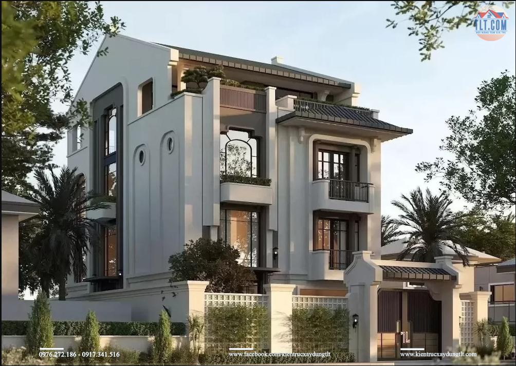 Biệt thự phong cách Đông Dương Indochine