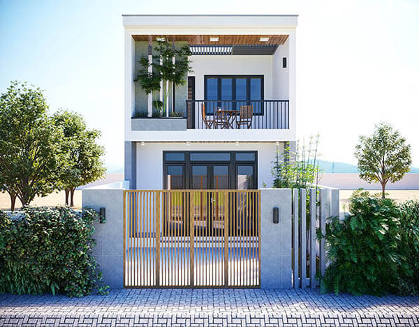 M&acirc;̃u nhà 1 tr&ecirc;̣t 1 l&acirc;̀u 5x15