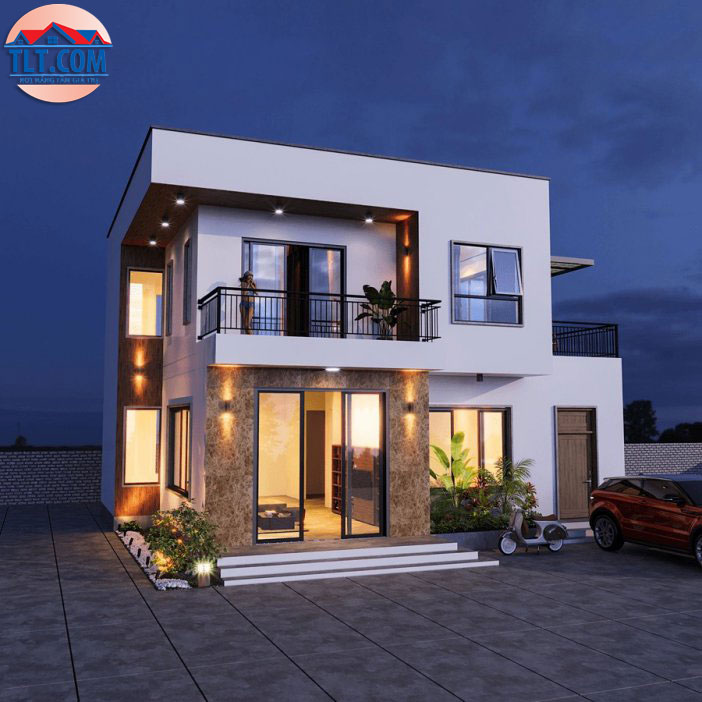 Nh&agrave; 1 trệt 1 lầu kiểu đơn giản đẹp