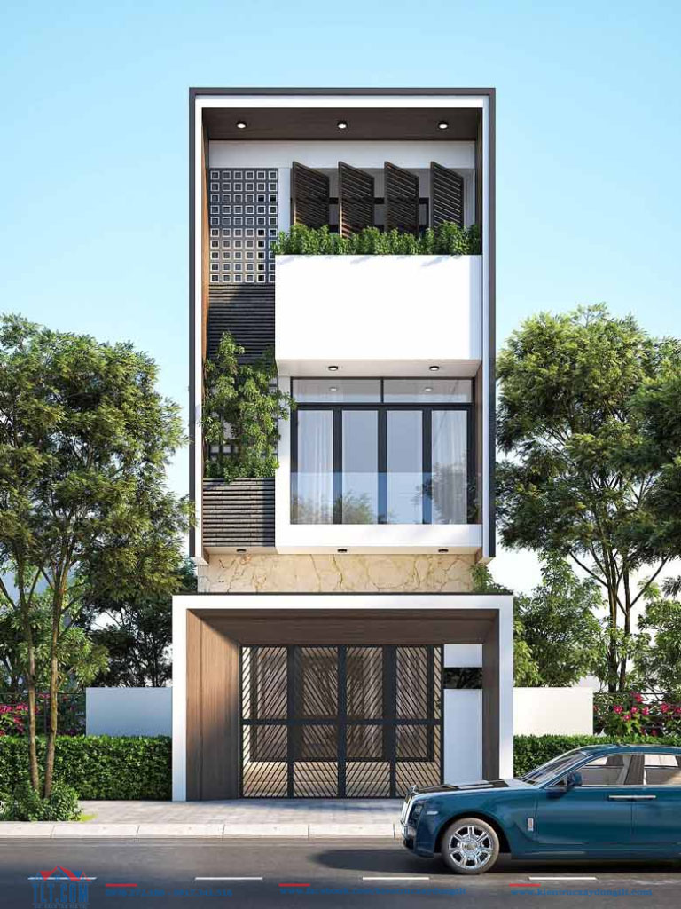 Mẫu nhà phố 3 tầng tân cổ điển