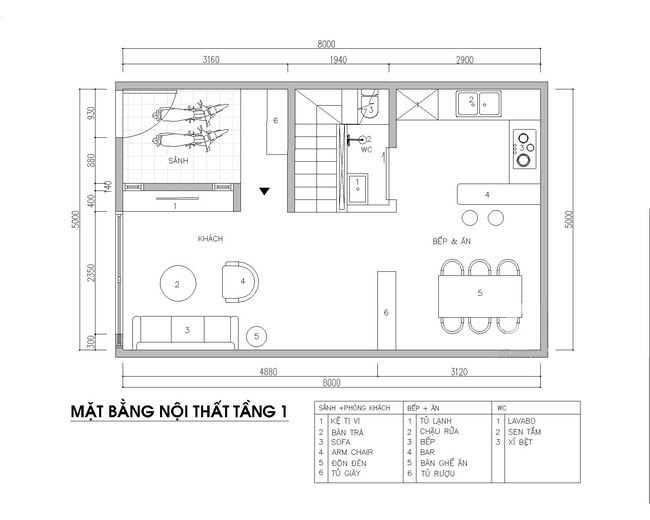 X&acirc;y nh&agrave; phố 3 tầng 5x8 đẹp v&agrave; hiện đại năm 2022