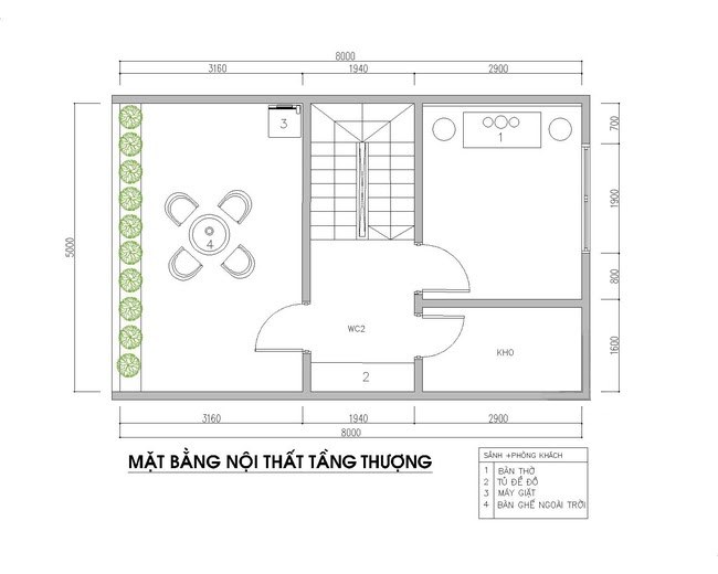 X&acirc;y nh&agrave; phố 3 tầng 5x8 đẹp v&agrave; hiện đại năm 2022