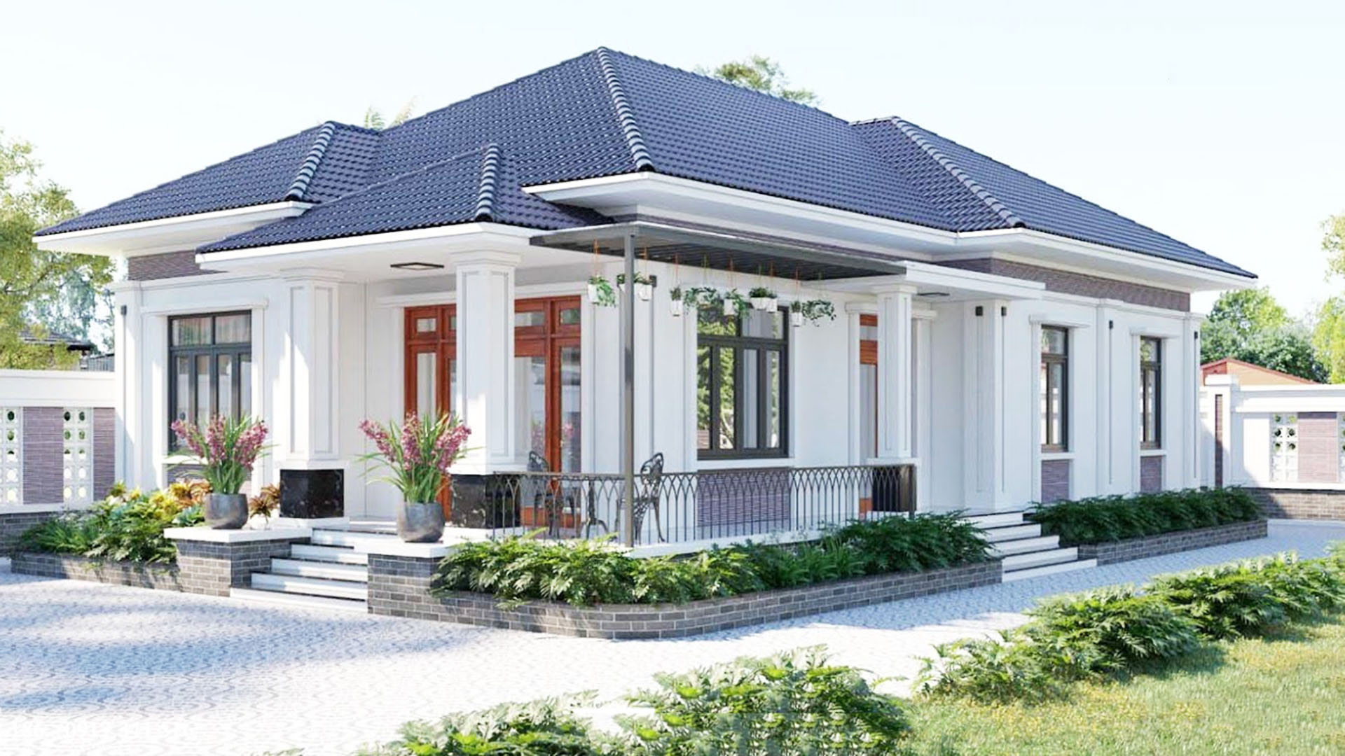Mẫu nh&agrave; cấp 4 m&aacute;i Nhật