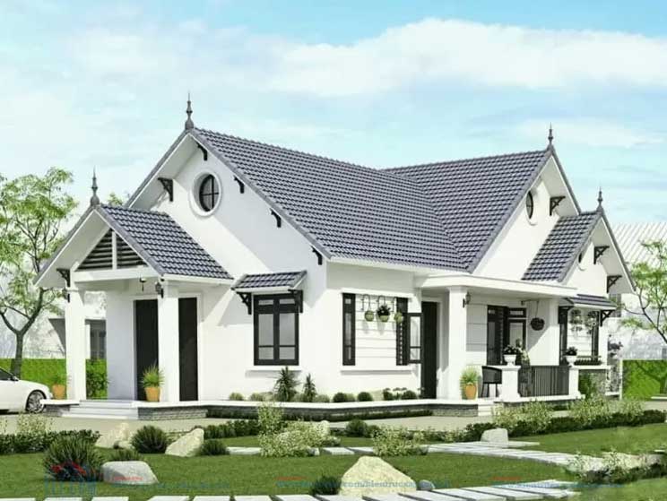 Mẫu nh&agrave; cấp 4 đẹp tại Long An