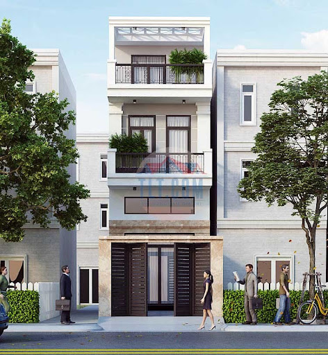 Mẫu nhà phố 1 trệt 2 lầu