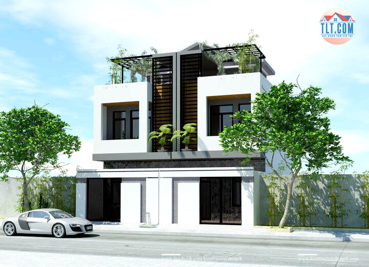 Mẫu nh&agrave; phố liền kề