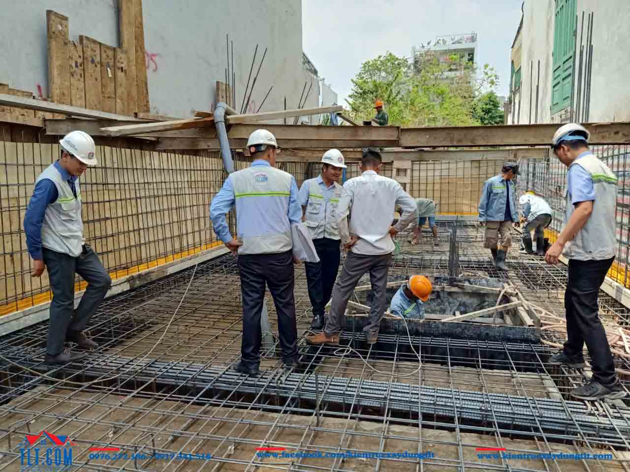 Nghiệm thu s&agrave;n tầng hầm trước khi đổ b&ecirc; t&ocirc;ng tại TPHCM