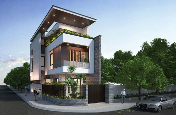 Villa nh&agrave; 3 tầng