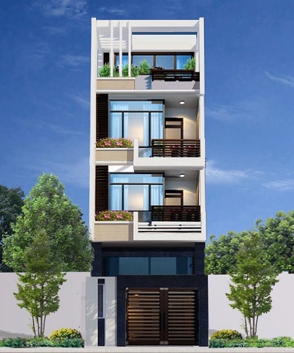 X&acirc;y nh&agrave; phố trọn g&oacute;i hiện đại