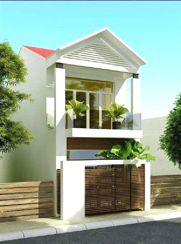 Mẫu nh&agrave; phố mặt tiền 5m đẹp