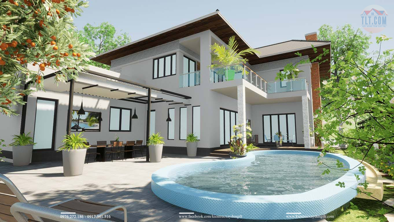Mẫu nh&agrave; 2 tầng đẹp gi&aacute; 1 tỷ