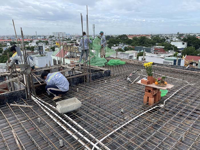 Công trình thi công sàn vượt nhịp