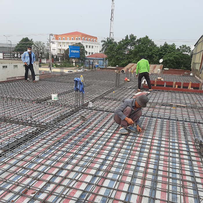 Thi công xây nhà trọn gói sàn vượt nhịp