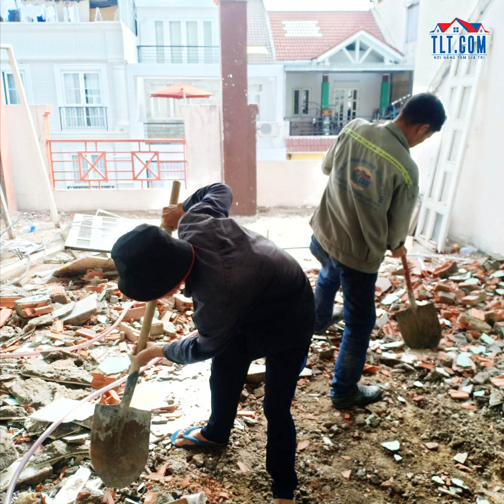 chuẩn bị cho quá trình sửa nhà