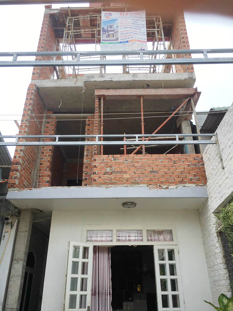 Sửa chữa quận b&igrave;nh t&acirc;n_c&ocirc;ng đoạn cơi nới th&ecirc;m lầu 