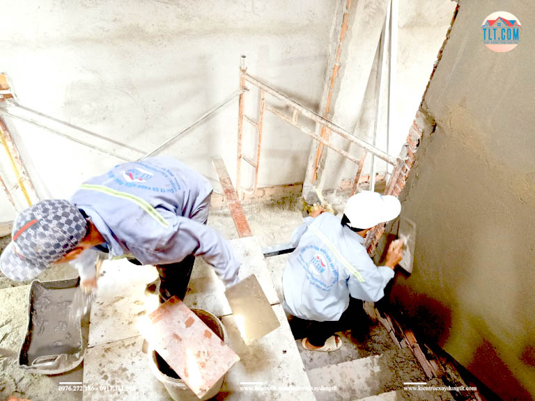 Thi công tô trát tường nhà