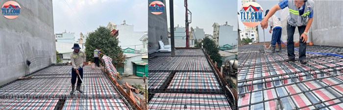 C&ocirc;ng t&aacute;c kiểm tra nghiệm thu sắt trước giờ đổ b&ecirc; t&ocirc;ng s&agrave;n 1