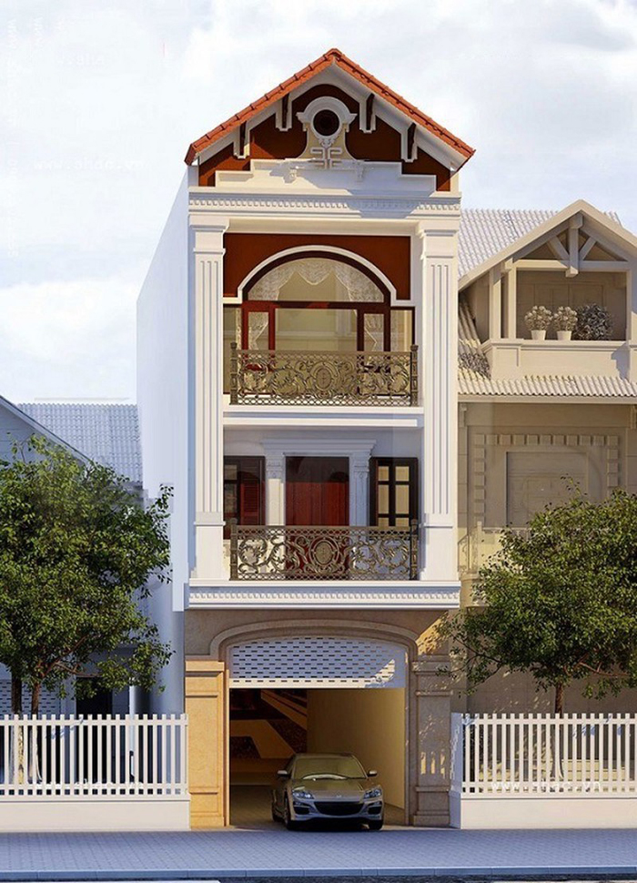 Nh&agrave; 1 trệt 2 lầu