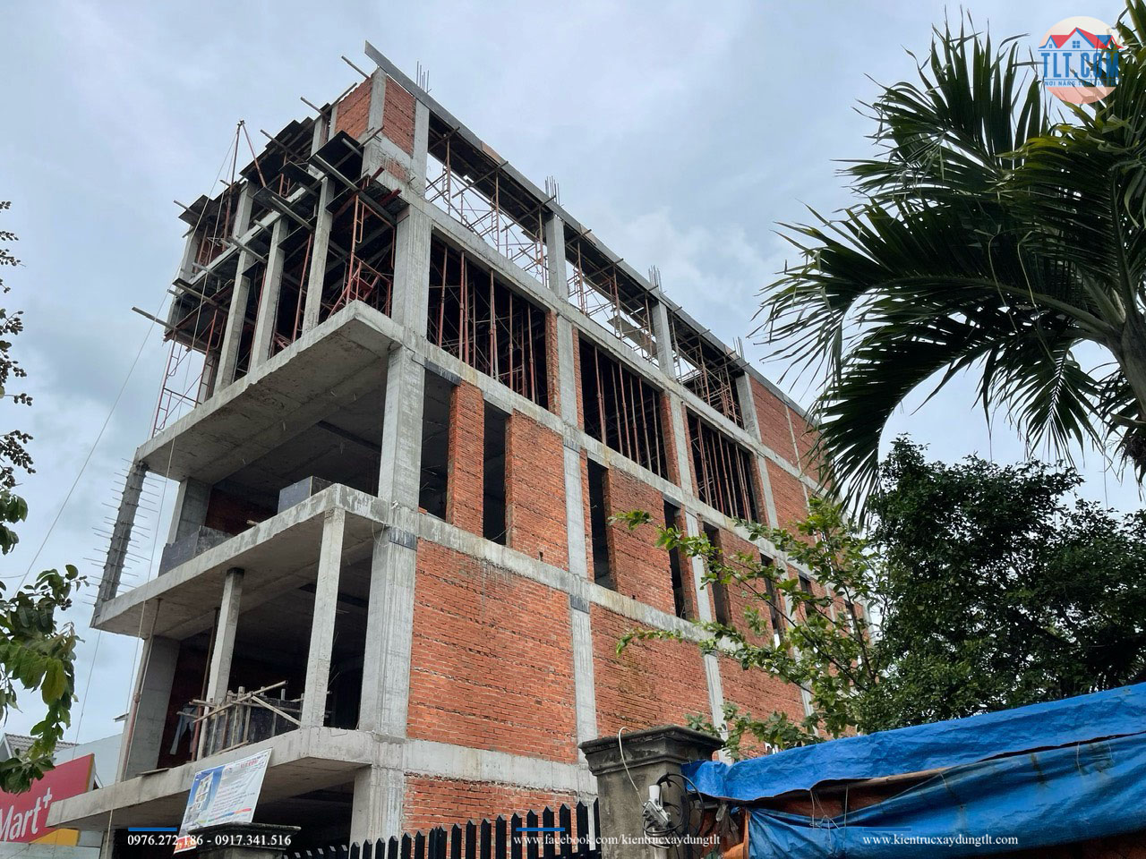 Công ty xây nhà trọn gói tphcm _thi công xây thô nhà 4 tầng