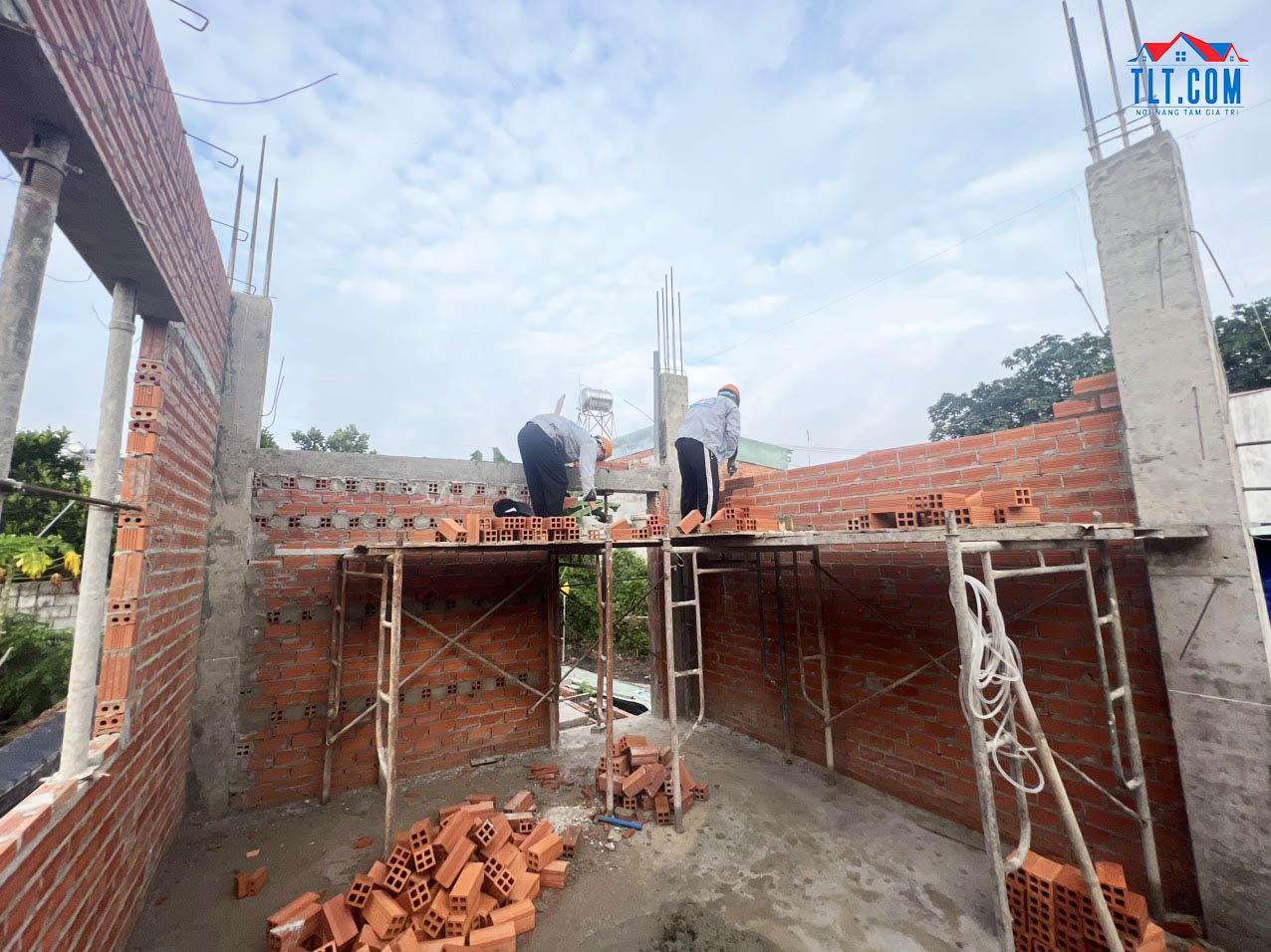 phòng b&ecirc;́p x&acirc;y nhà trọn gói