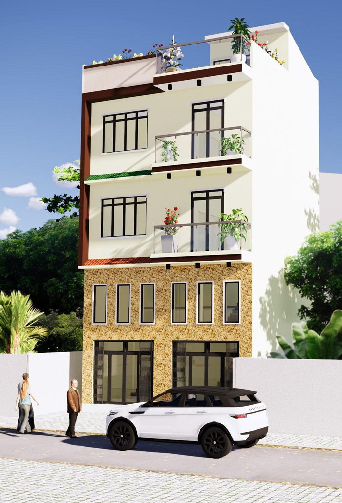 Mặt tiền nhà 5m