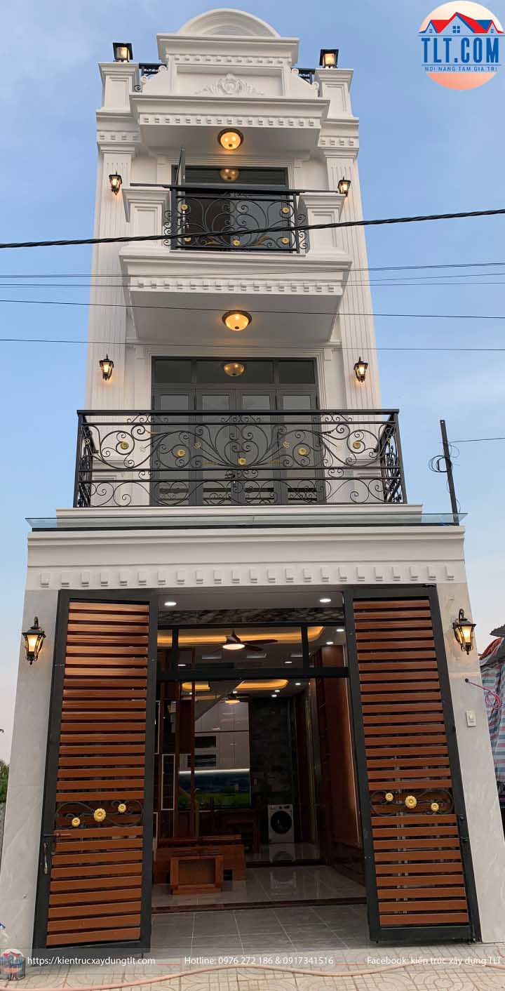 Mẫu nh&agrave; phố phong c&aacute;ch t&acirc;n cổ điển