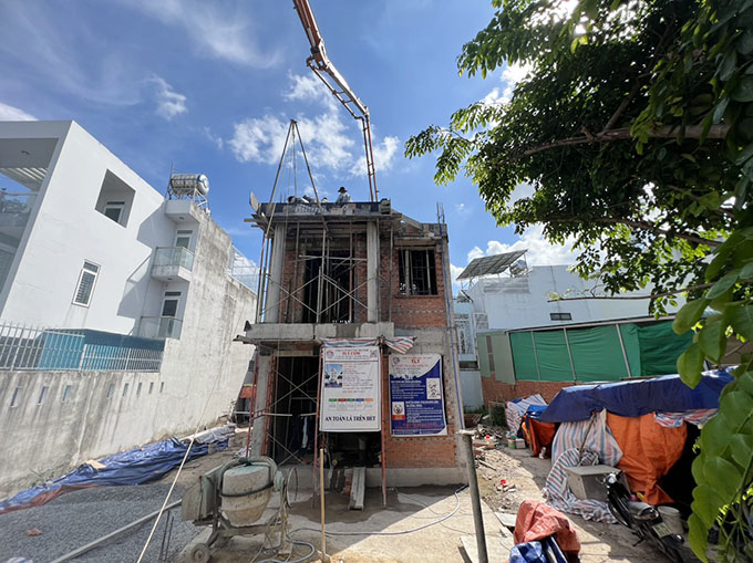 Thi c&ocirc;ng x&acirc;y nh&agrave; tại Thuận An, B&igrave;nh Dương