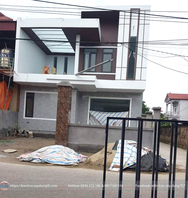 Chuẩn bị ho&agrave;n thiện b&agrave;n giao căn biệt thự hiện đại 2 tầng tại Củ Chi