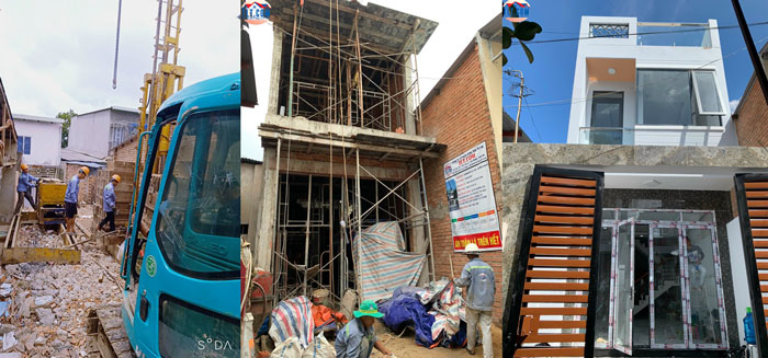 Công trình xây nhà trọn gói tại Quận 9 TPHCM