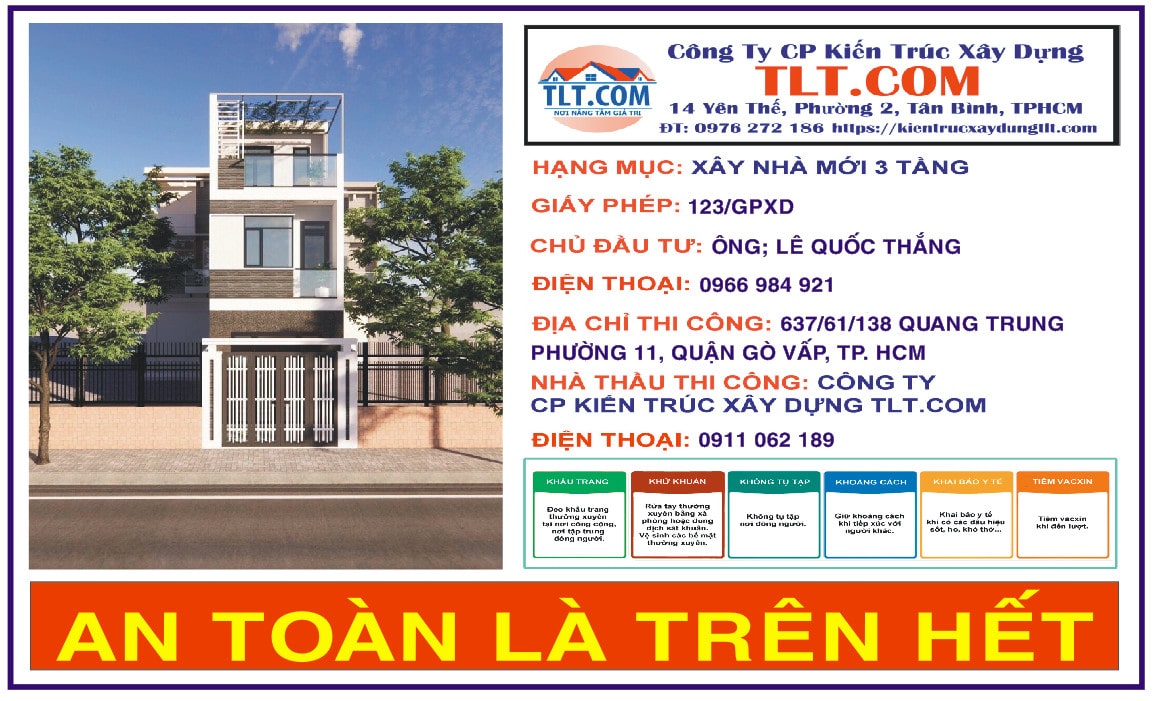 C&ocirc;ng tr&igrave;nh x&acirc;y nh&agrave; trọn g&oacute;i G&ograve; Vấp