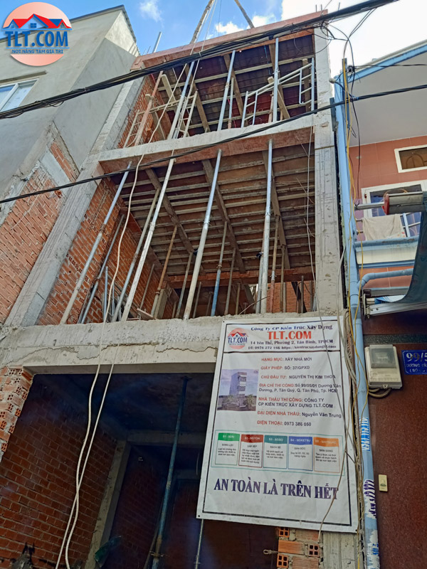 C&ocirc;ng tr&igrave;nh x&acirc;y dựng nh&agrave; trọn g&oacute;i tại T&acirc;n Ph&uacute; 