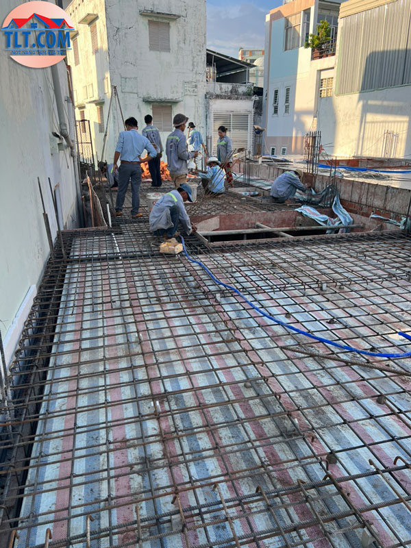 Hình ảnh thi c&ocirc;ng x&acirc;y nhà trọn gói TLT