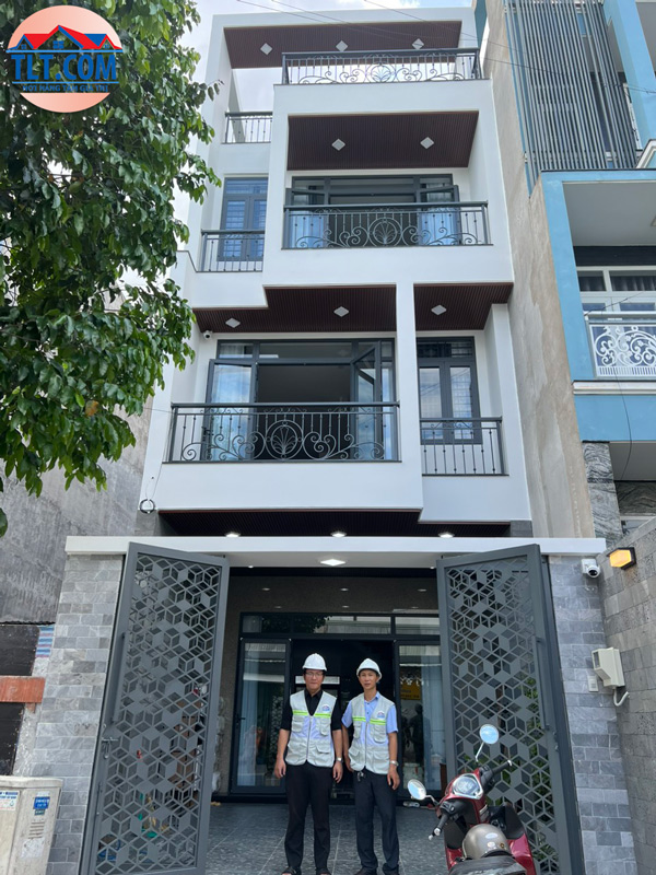 B&agrave;n giao dự &aacute;n x&acirc;y nh&agrave; phố 1 trệt 2 lầu tại Quận 12